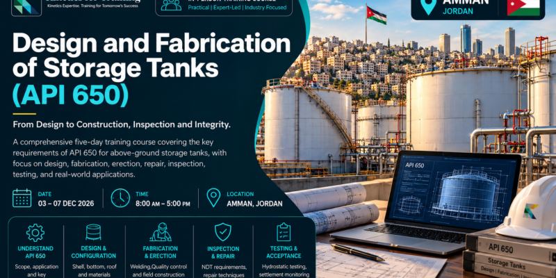 Online | Design and Fabrication of Storage Tanks (API 650)